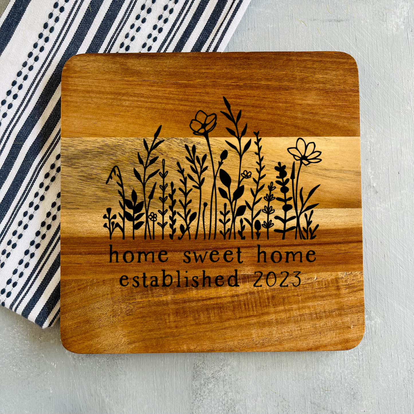 Custom HOME SWEET HOME Coasters - Set of 4
