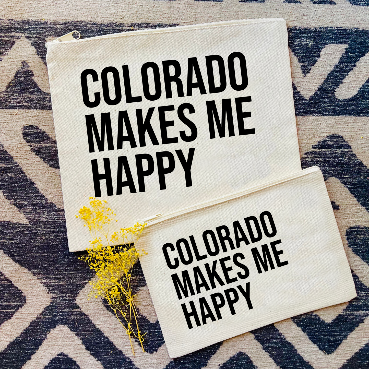 Canvas Zipper Bag - Many Styles