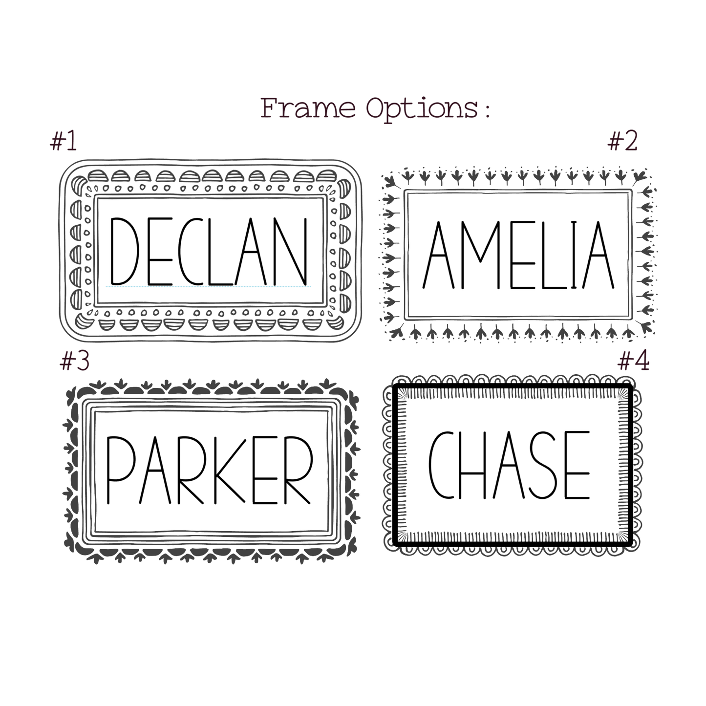 Personalized Bento Lunch Box - Frame