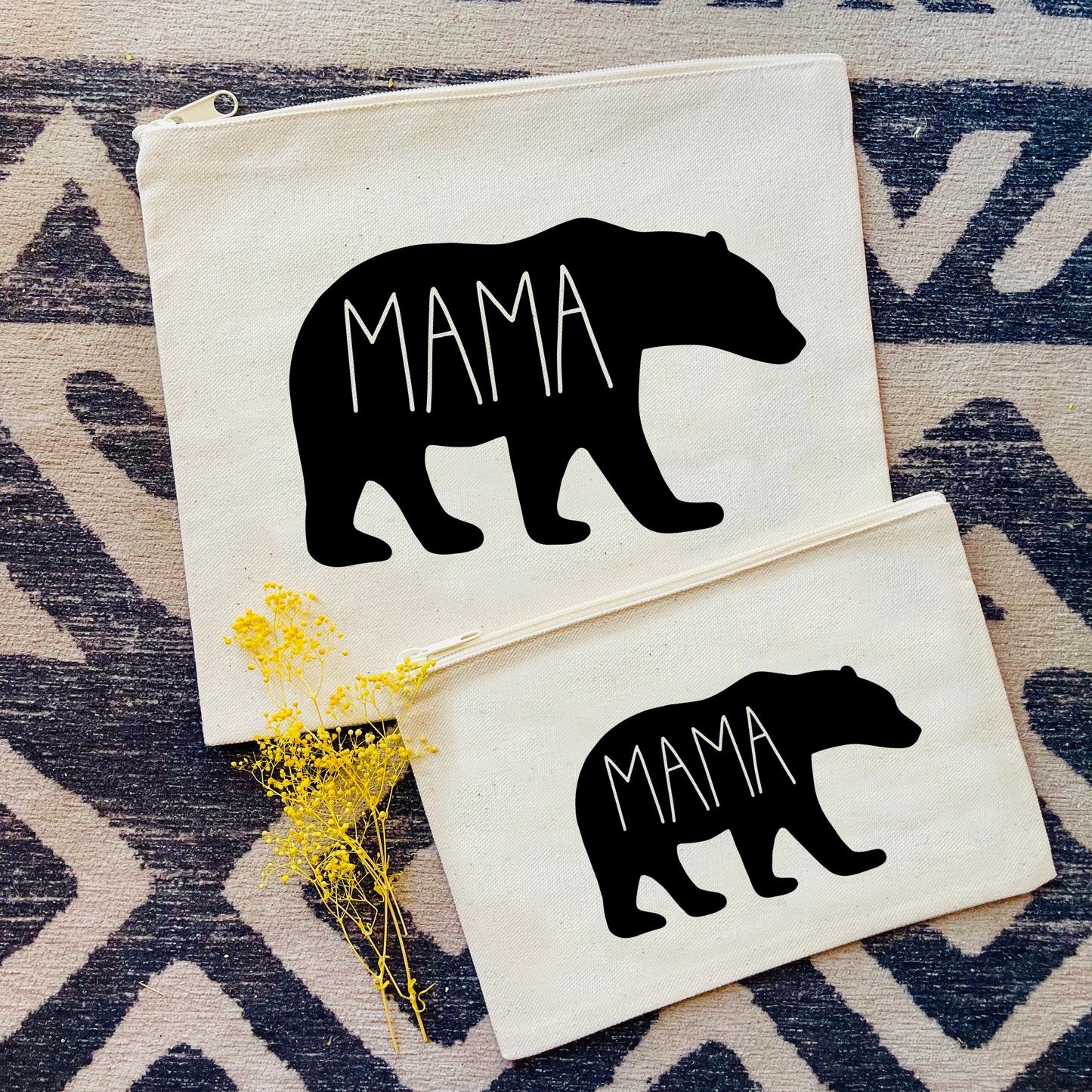 Canvas Zipper Bag - Many Styles