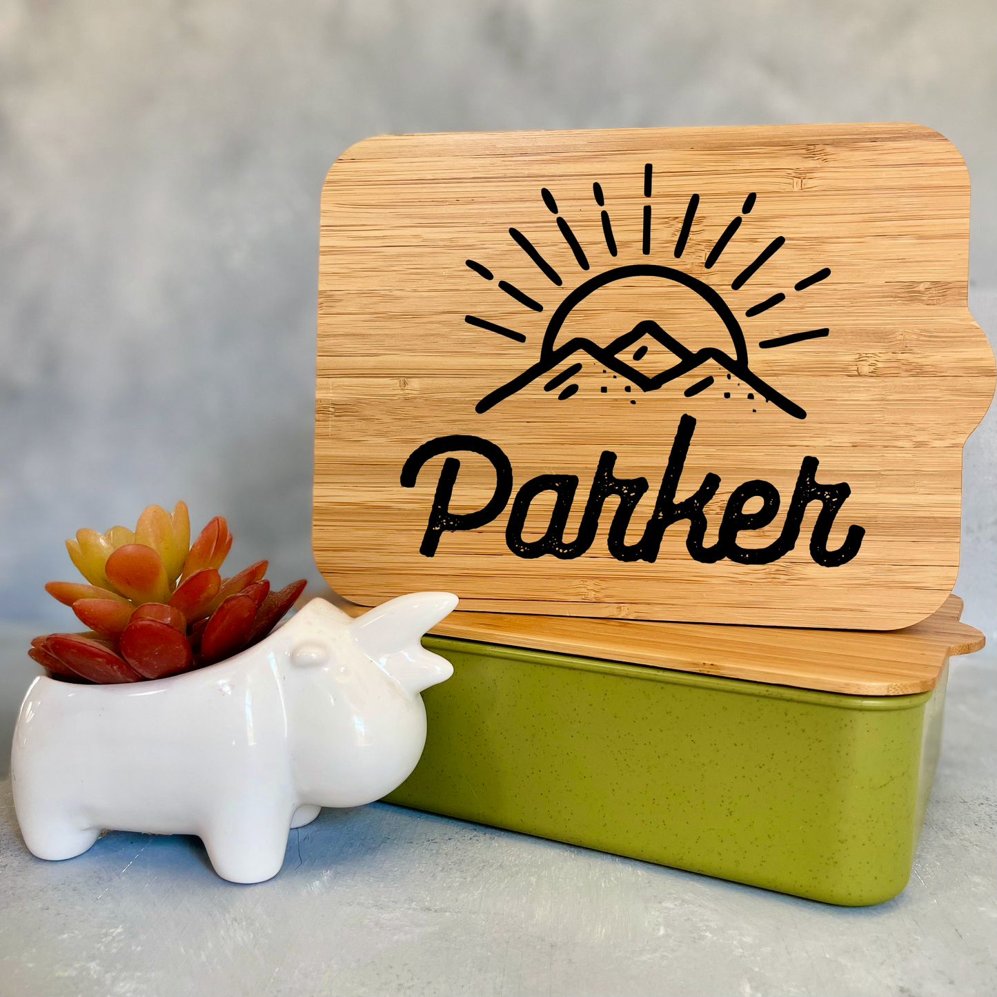 Personalized Bento Lunch Box - Scenery