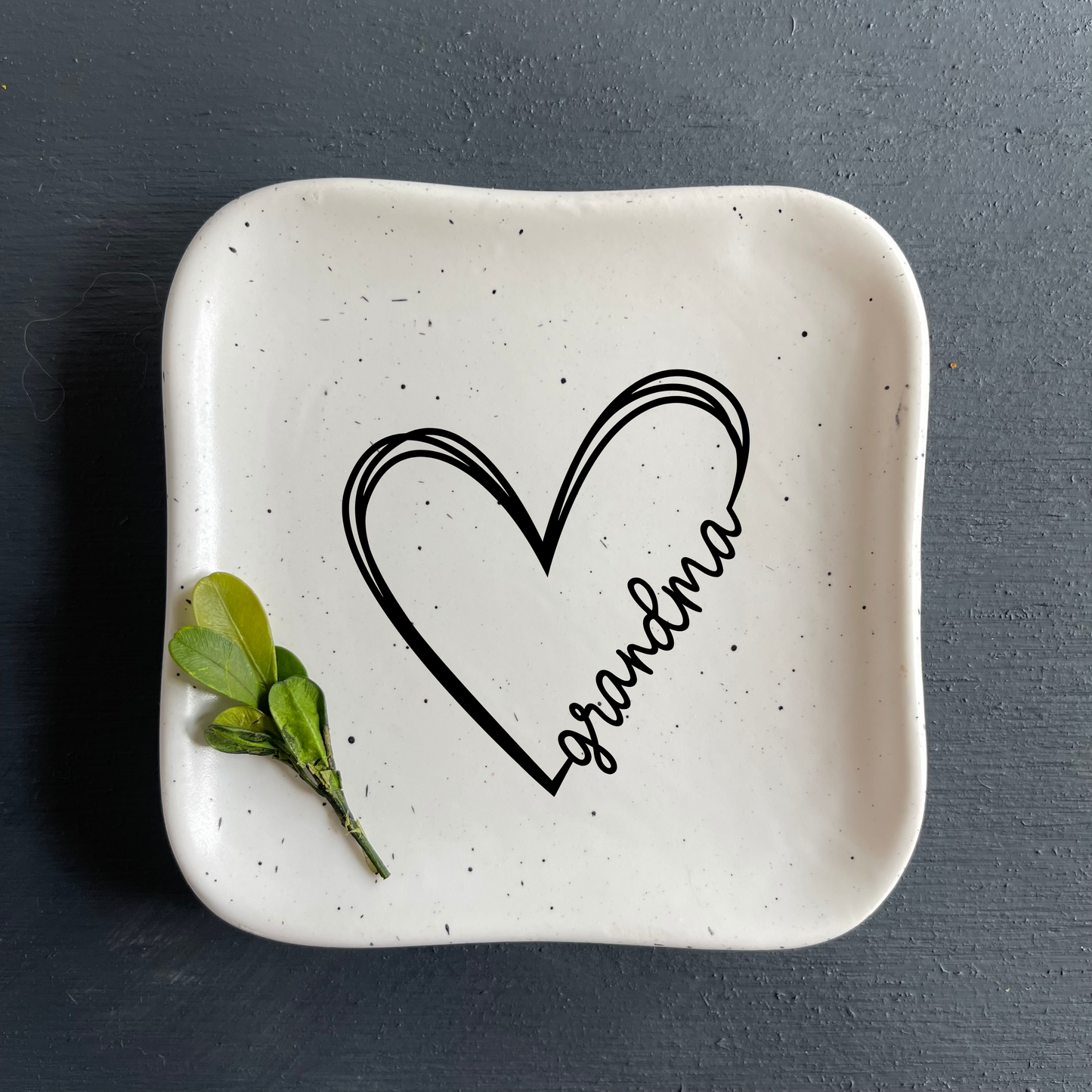 Hand painted Ring Dish - Small