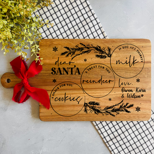 Amazing Holiday Decoration - Personalized Santa Board